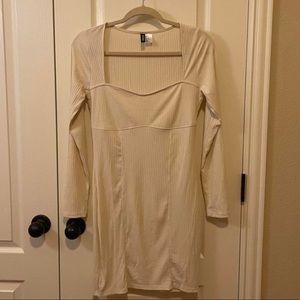 H&m ivory dress